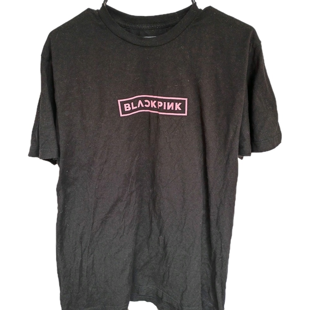 Blackpink T Shirt Adult Large Black K-Pop Official The Album Tour Merch Music L